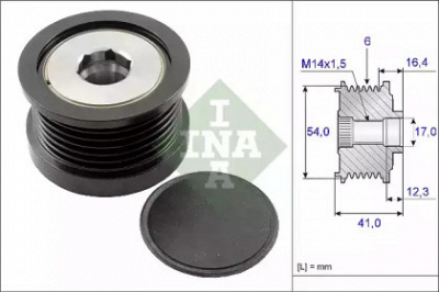 WILMINK GROUP wg1253820 -  Механизм свободного хода генератора